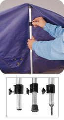 TAYLOR SUPER BOAT COVER SUPPORT POLE