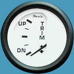 Faria 12916 Euro White Merc, Yamaha Trim Gauge