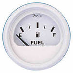 Faria 13101 Dress White Fuel Gauge