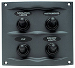 BEP Marine 4 Switch Panel Splash Proof