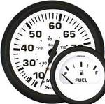 Faria 32904 Euro White 6000 RPM Tachometer