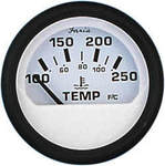 Faria 12904 Euro White Water Temperature Gauge