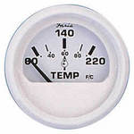 Faria 13113 Dress White Temperature Gauge