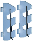 Teak Isle Rod Holder With Bungee & Backers 