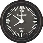 Faria 12825 Euro Black Quartz Clock