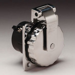 Marinco 6371ELB Stainless Power Inlet 50 Amp 125 V