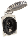 Marinco PH6592TVSS Stainless Steel Phone-TV Inlet