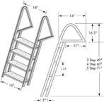 Tie Down Galvanized Dock Ladder