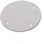 Seachoice White Poly Hole Cover Plates