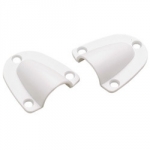 Seachoice White Plastic Midget Clamshell Vents