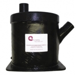 Centek Vernalift Angle In/ Top Out Wet Exh Muffler
