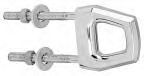 Perko 1253DP0CHR Chrome Plated Bow Eye