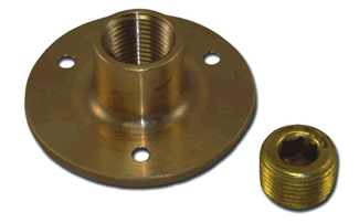 Buck Algonqun Bronze Drain Plug - Flange Style #:BUC SIGARPLUG5