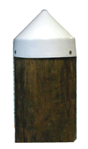Monarch Marine Piling Caps, White