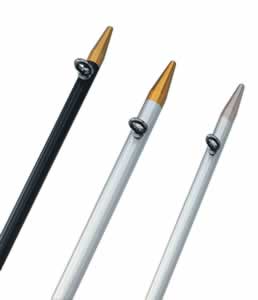 Taco Marine Outriggers Center Rigger Poles, 8' Silver/Gold #:TAC OC0421VEL8