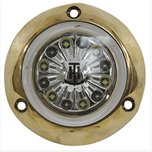 TH Marine New! Gen 1- Bronze Underwater Light #:TH Marine LED33258DP