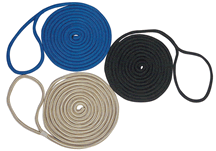 Unicord Premium Double Braid Nylon Dock Lines, Gold/White