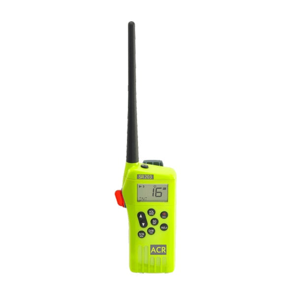 Acr 2827 Multi Channel Gmdss Waterproof Hand Held Vhf Sr203