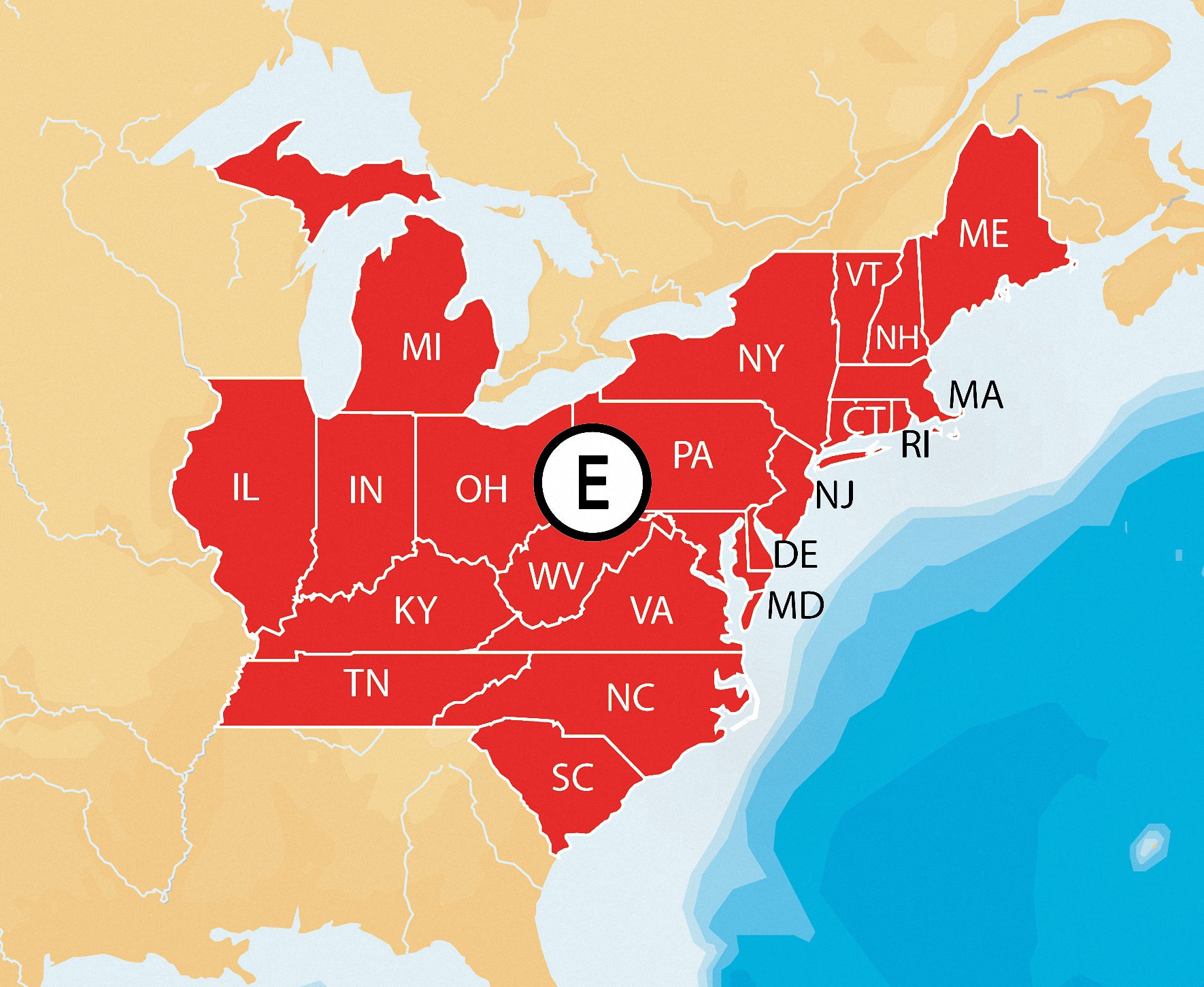 Navionics Msd-hmpt-e6 Hotmaps Platinum East