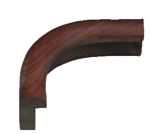 Seateak Edge Molding Outside Corner #:WTR 60837